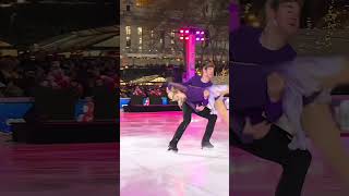 💫Olympic pair team Alexa Knierim amp Brandon Frazier by Michael Yanis figureskating michaelyanis [upl. by Bonnee]