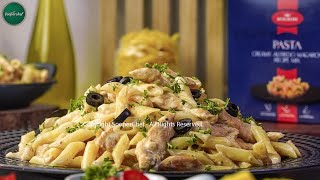 Creamy Chicken Alfredo Pasta  White Sauce Pasta Recipe by SooperChef [upl. by Cromwell548]