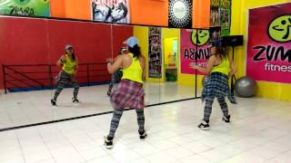 Zumba quot Pura Vidaquot Don Omar Choreo by SantiagoLuwuk ZT Santiago amp Lylis [upl. by Rebna]