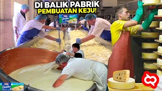 Sering Dimakan Tapi Gak Tau Prosesnya Ternyata Begini Pembuatan Keju Skala Besar di Pabrik Modern [upl. by Haelat]