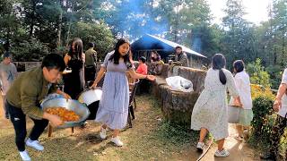 Unseen Wonderful Happy Village Life in the Nepal  Cooking Eating in Village Picnic  BijayaLimbu [upl. by Junna820]