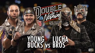 Lucha Brothers vs The Young Bucks AEW Double Or Nothing Full Match  Lucha Completa [upl. by Fatsug871]