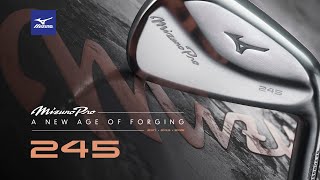 Mizuno Pro 245 irons  Official RampD Summary [upl. by Nebur]