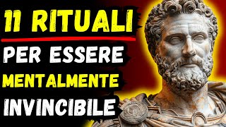 11 RITUALI MATTUTINI PER DIVENTARE MENTALMENTE INDISTRUTTIBILE  Stoicismo [upl. by Aufmann]