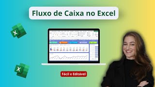 PLANILHA DE FLUXO DE CAIXA NO EXCEL  FÁCIL E EDITÁVEL [upl. by Nelo]