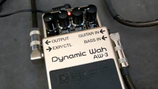 Boss AW3 Dynamic Wah demo Msm Workshop [upl. by Hteboj]