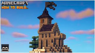 Minecraft Mountaintop Castle Tutorial [upl. by Hakon]