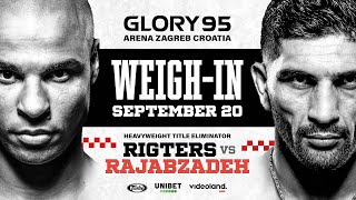 GLORY 95 Ceremonial Weigh In [upl. by Ellertnom273]