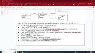 Conversion of Procurement Cycle UML Diagram amp Table Notation to Relational Database UpdatedFeb2024 [upl. by Wilterdink330]