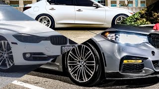 500 HP INFINITI Q50 30T VS FBO BMW 540i VS FBO PS1 BMW 335i [upl. by Ahseki]