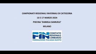 Campionati Regionali Invernali Di Categoria  Milano 2024 Domenica pomeriggio [upl. by Yarised103]