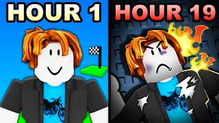 I Spent 24 Hours at RAGE Games in Roblox [upl. by Esinad766]