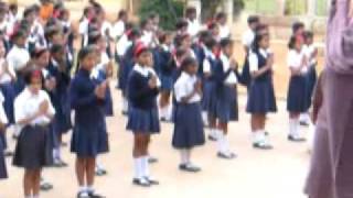 Kendriya Vidyalaya MEG School Bangalore prayer song [upl. by Anaehs]