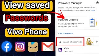 how to see saved password in vivo phone [upl. by Daisi]