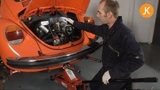 How To Remove An AirCooled VW Engine 33 [upl. by Dnalwor550]