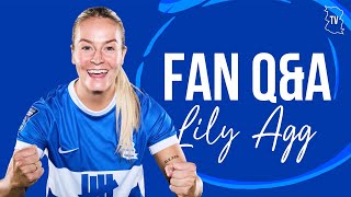 Fan QampA  Lily Agg answers questions from Birmingham City supporters 🔵 [upl. by Nibla]