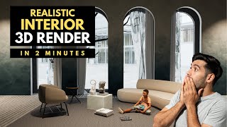 3D Realistic Render Timelapse  From Concept to Final Render [upl. by Ulla813]