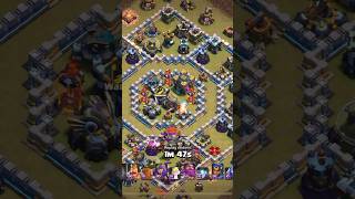 Most powerful blimp strategy in clashofclans coc gameplay strategy supercell games ytshorts [upl. by Irotal731]