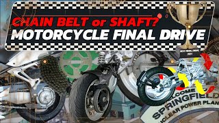 Best Motorcycle Final Drive ChainBeltShaft Pros Cons [upl. by Symons488]