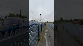 Hull trains passing Newark on Trent Northgate railway station train trainspoting uk 2024 [upl. by Hsima]