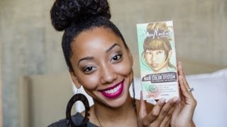 DEBUT REVIEW New Shea Moisture Hair Color System Ammonia FREE [upl. by Fredel]