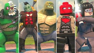 All Character Transformations in LEGO DC SuperVillains [upl. by Sherr]