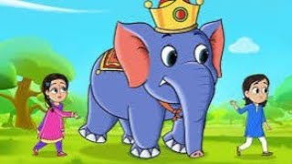 Hathi Raja Kahan Chale  हाथी राजा कहाँ चले  Hindi Nursery Rhymes [upl. by Brittnee]