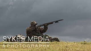 Tom Sykes  Crow Shooting with SHOTKAM in a Layout Blind on Cut Grass [upl. by Nolrac]