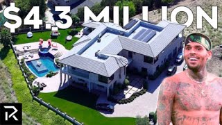 Chris Brown’s 43 Million Tarzana Mansion [upl. by Poppas912]