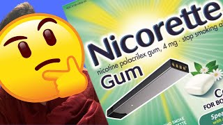 Nicorette Gum To Quit Smoking Is It A Good Idea [upl. by Witherspoon]