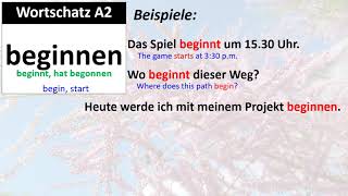 Wortschatz A2 beginnen [upl. by Funk492]