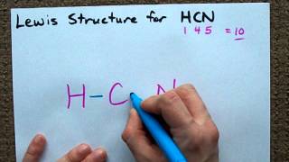 Lewis Structure of HCN [upl. by Skyler222]