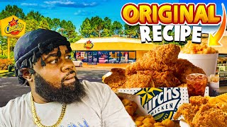 Trying Churchs Chicken Original Recipe Chicken [upl. by Cullan]