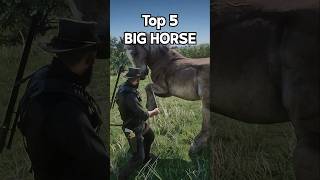 5 Best BIG Horses You Must OWN  RDR 2 [upl. by Pappas]