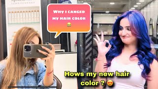 WHY I CHANGED MY HAIR COLOR😭🙈  RASHIKA SACHDEVA VLOGS [upl. by Marsden]