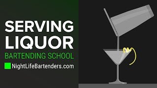 Serving Liquor  Bartending School [upl. by Isleana42]