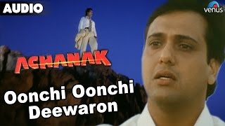 Achanak  Oonchi Oonchi Deewaron Full Audio Song With Lyrics  Govinda Manisha Koirala [upl. by Anuahs24]