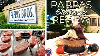 Pappas Bros Steakhouse Restaurant Review  Perfect for a Valentines Date or Special Occasion [upl. by Nnayrb]