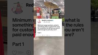 Part1 Minimum wage workers rulebreaking customer actions ignored due to low paystory reddit [upl. by Marthena]