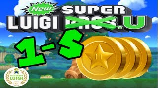 New Super Luigi U Acorn PlainsSecret Level Cheep Chomp Chase All Star Coins [upl. by Singer]