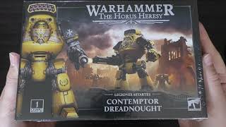 Contemptor Dreadnought  Unboxing HH [upl. by Godfry]