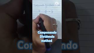 Componendo Dividendo method useful method and tricks in mathematics [upl. by Pleione]