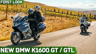 New 2022 BMW K1600 GT  BMW K1600 GTL  First Look [upl. by Ynnaffit]