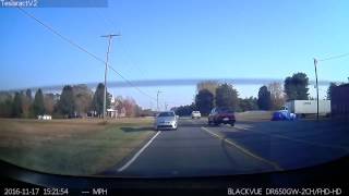 Tesla P85D Instant acceleration saves the day [upl. by Bartel]