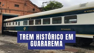 TREM DE GUARAREMA GANHA NOVO CARRO HISTÓRICO DOS ANOS 50 [upl. by Anilecram]