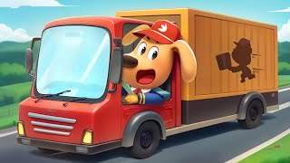 Courier Labrador  Educational Cartoons  Police Cartoon  Kids Cartoon  Sheriff Labrador  BabyBus [upl. by Yliab283]