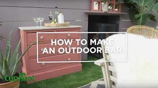 How To Create An Outdoor Bar  Cuprinol UK [upl. by Yulma214]