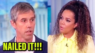 Beto ORourke brings THE HOUSE DOWN on The View with EPIC speech [upl. by Willette]