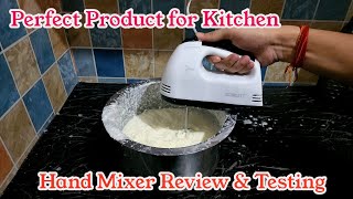 How to Use Hand Mixer  Blender in Kitchen  Review amp Testing  Butter Making Using Hand Blender [upl. by Cord403]