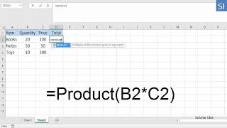 3 ways to multiply two columns in excel [upl. by Eahsed402]